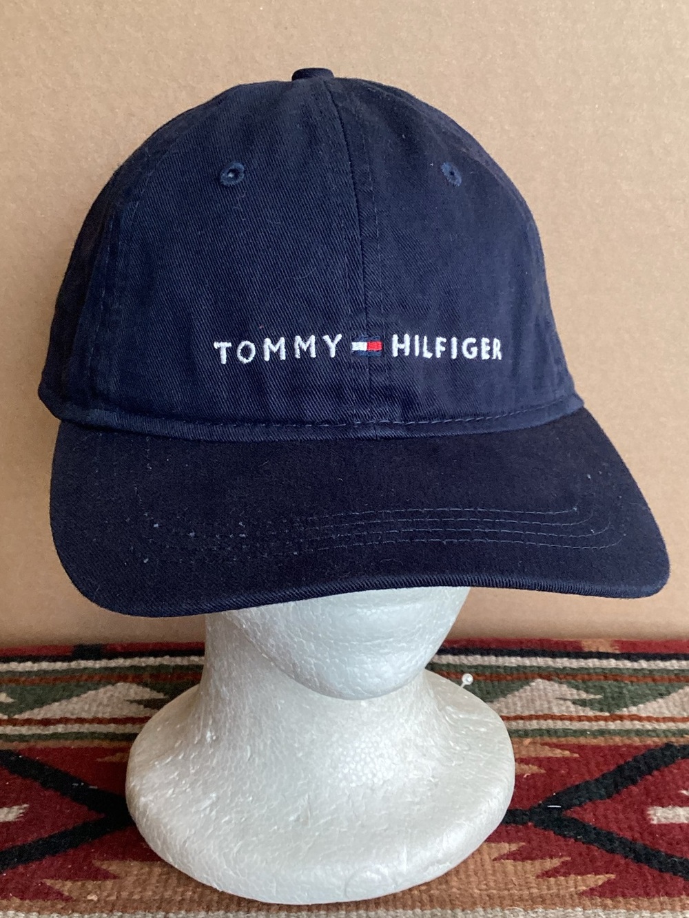 Tommy Hilfiger Leather Back Adjustable Hat